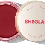 شيجلام - احمر خدود كريمي متعدد الاستخدامات من تشيكي كولور جام - 6 درجات لون كريمي مات عالي الصبغة، بودرة خدود طبيعية للوجه (سكارليت صن سيت)
