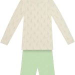 طقم ملابس نوم جرين تريت من الخيزران للبنات من جرين تريت، GLHGT070