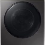 سامسونج غسالة 8 كجم ومجفف 6 كجم، تحميل امامي، 1400 دورة في الدقيقة، لون رمادي، موديل - WD80TA046BX.