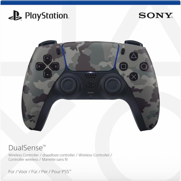 PlayStation 5 DualSense Wireless Controller - Grey Camo