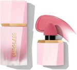 SHEGLAM Makeup - Color Bloom Liquid Blush Matte Finish - Long-wearing Waterproof Gel-Cream Blush with Sponge Tip Applicator (Love Cake), 5.2 grams, 1.0 count, 1