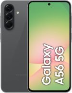 سامسونج هاتف ذكي جالكسي ايه 56 الجيل الخامس 5G، ذاكرة تخزين 256GB، ذاكرة RAM 8GB، جرافيت رائع، 6 تحديثات لنظام التشغيل، شاشة كبيرة، عمر بطارية طويل (اصدار الامارات العربية المتحدة)