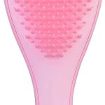 فرشاة فك تشابك الشعر الرطبة من تيبينجدي، مناسبة للشعر الرطب والجاف، تعمل على تنعيم وتدليك وفك تشابك جميع أنواع الشعر، وتزيل العقد وتقلل من التكسر، لون وردي من جيل الألفية