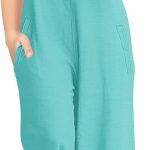 هالو مونينغ جمبسوت للبنات بارجل واسعة كاجوال بدون اكمام مع جيوب وفتحة جانبية