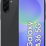 سامسونج هاتف ذكي جالكسي ايه 36 الجيل الخامس 5G، ذاكرة تخزين 256GB، ذاكرة RAM 8GB، اسود رائع، 6 تحديثات لنظام التشغيل، شاشة كبيرة، معالج ثماني النواة (اصدار الامارات العربية المتحدة)