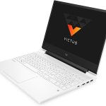 HP لابتوب العاب فيكتس 15.6 انش، AMD رايزن 7 8845HS (حتى 5.1Ghz)، 16GB DDR5-5600 MHz RAM، 1TB PCIe®، 144Hz، انفيديا RTX 4060 8GB جرافيكس، كيبورد انجليزي باضاءة خلفية، ويندوز 11 برو، ابيض سيراميك