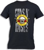 Ay Cabron™ G... And Roses | Rock Band | Guns n' R... شعار بحروف كبيرة | تي شيرت قطني لفرقة الموسيقى للرجال
