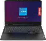لينوفو لابتوب العاب ايديا باد 3 بشاشة 15.6 انش FHD 144Hz (82K101P8AX) ومعالج i5-11320H وذاكرة RAM 8GB وSSD 512GB وRTX 2050 4GB وويندوز 11 وكيبورد باضاءة خلفية، اسود (مجدد)