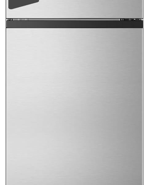 ثلاجة Hisense HTM55250D2 من هايسنس، 328 لتر، تقنية نو فروست، باب شرفة، باب كبير، بدون تجميد، ضوء داخلي LED، فلتر مزيل للروائح، تدفق هواء متعدد، تصميم باب 90 درجة، فضي، ضمان لمدة عام