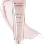 كريم ستروب من فيسيس كندا - روز جولد، 30 مل | برايمر + هايلايتر + مرطب | زبدة الشيا وحمض الهيالورونيك | ترطيب مكثف | بشرة ندية مشرقة خالية من العيوب | قاعدة مكياج مضيئة ومشرقة