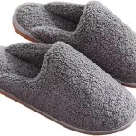 شبشب منزلي من اسفنج ميموري فوم مغلق من الامام للتدفئة في الاماكن المغلقة والمفتوحة للرجال والنساء من سونيسا (اللون: 3، المقاس: 45-46)