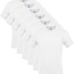 تيشيرت داخلي برقبة دائرية ضيقة للرجال من غيلدان (5 قطع)