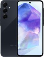 سامسونج جوال جالكسي ايه 55 الجيل الخامس 5G، ذاكرة تخزين 256GB، ذاكرة RAM 8GB، هاتف ذكي بنظام اندرويد، كحلي رائع (اصدار الامارات العربية المتحدة)