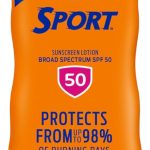 بانانا بوت لوشن واقي من الشمس من سبورت الترا، ريف فريندلي، واسع الطيف بعامل وقاية من الشمس 50، 236 مل