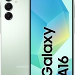 سامسونج جوال جالكسي ايه 16 ال تي اي، هاتف ذكي يعمل بنظام اندرويد، ثنائي شرائح الاتصال، ذاكرة رام 4 جيجا، تخزين 128 جيجا، اخضر فاتح (اصدار الامارات العربية المتحدة)