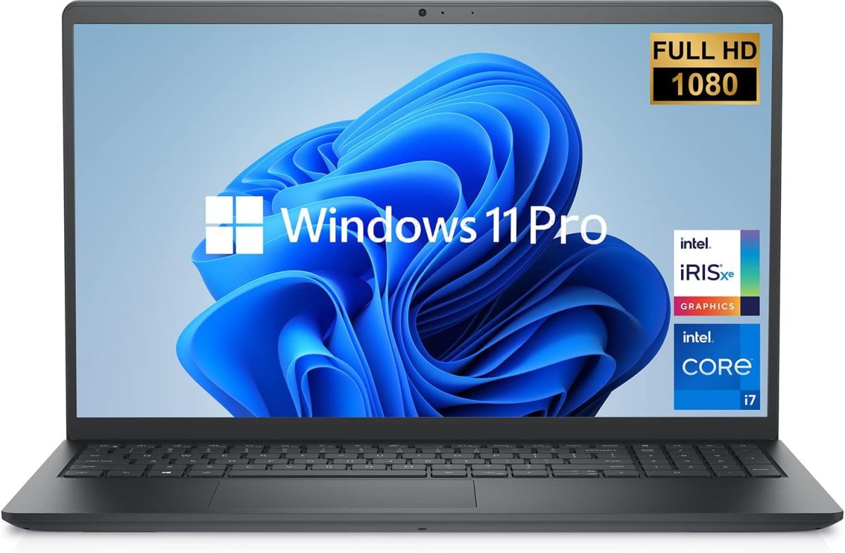 ديل لابتوب فوسترو 3520 الاحدث [ويندوز 11 برو] شاشة 15.6 انش FHD 1080p ومعالج انتل i7-1255U (10 نواة) وذاكرة RAM 64GB وSSD PCIe 1TB وكاميرا ويب وواي فاي وبلوتوث، اسود كربوني (تحديث RAM وSSD)