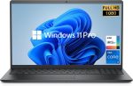 ديل لابتوب فوسترو 3520 الاحدث [ويندوز 11 برو] شاشة 15.6 انش FHD 1080p ومعالج انتل i7-1255U (10 نواة) وذاكرة RAM 64GB وSSD PCIe 1TB وكاميرا ويب وواي فاي وبلوتوث، اسود كربوني (تحديث RAM وSSD)