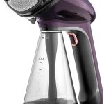 مكواة بخار محمولة للملابس من بلاك اند ديكر مع محول زجاجة عالمي 1500 واط، ارجواني داكن، HST1500-B5، ضمان لمدة عامين