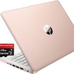 HP لابتوب ستريم 2024 رفيع وخفيف 14 انش HD، انتل سيليرون N4120، ذاكرة RAM 16GB، ذاكرة eMMC 128GB، عمر بطارية طويل، كاميرا ويب HD، HDMI، ذهبي وردي، اوفيس 365 لمدة عام، ويندوز 11 اس، 128GB كويرتنز