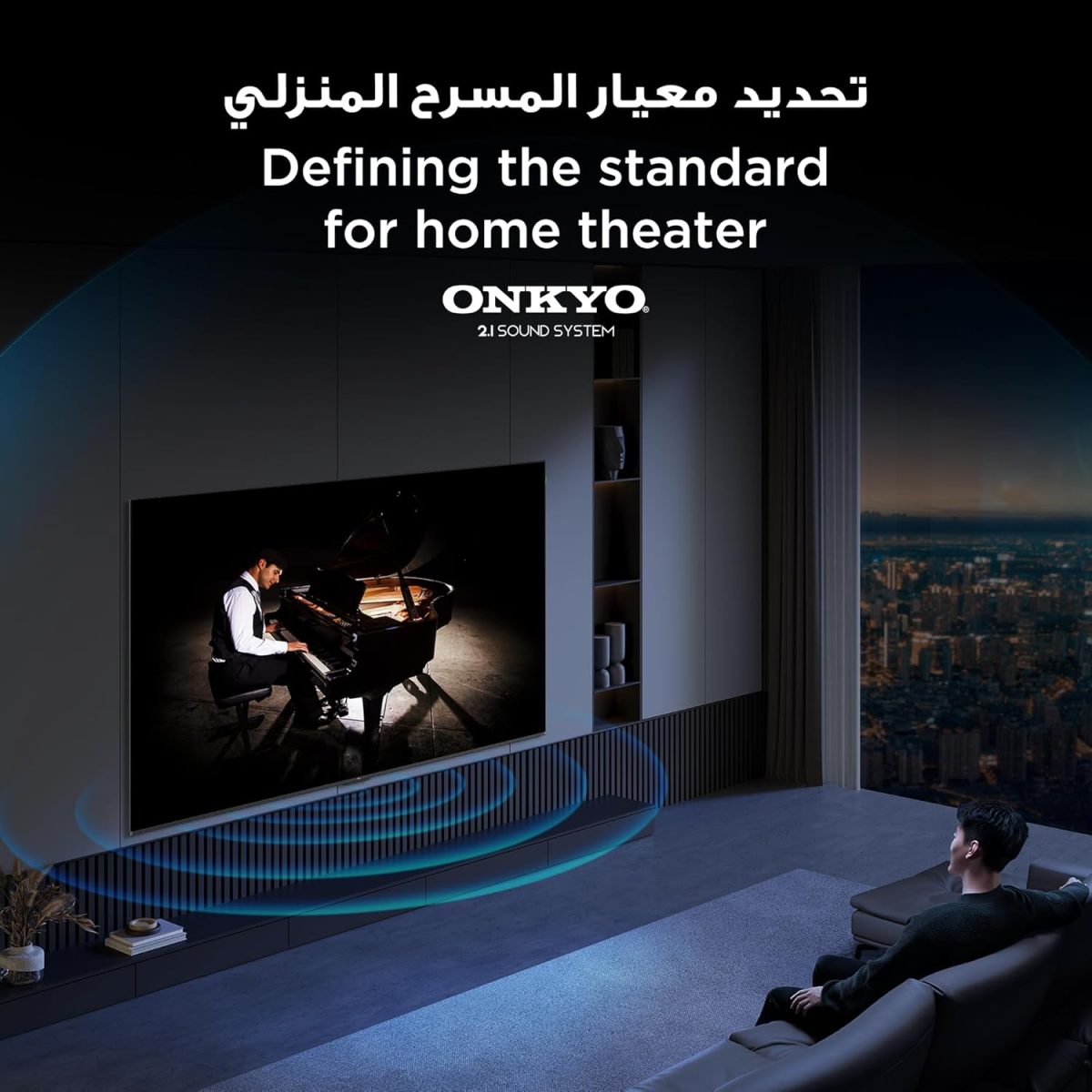 ⁦TCL تلفزيون ذكي 65 بوصة 4K QD-Mini LED ملون كوانتوم كريستال HDR 10+ للالعاب جوجل، معدل تحديث اصلي 144Hz، اونكيو 2.1 هاي فاي، دولبي اتموس، وضع الذكاء الاصطناعي، جيم ماستر-65Q6C (موديل 2025)⁩ - الصورة ⁦10⁩