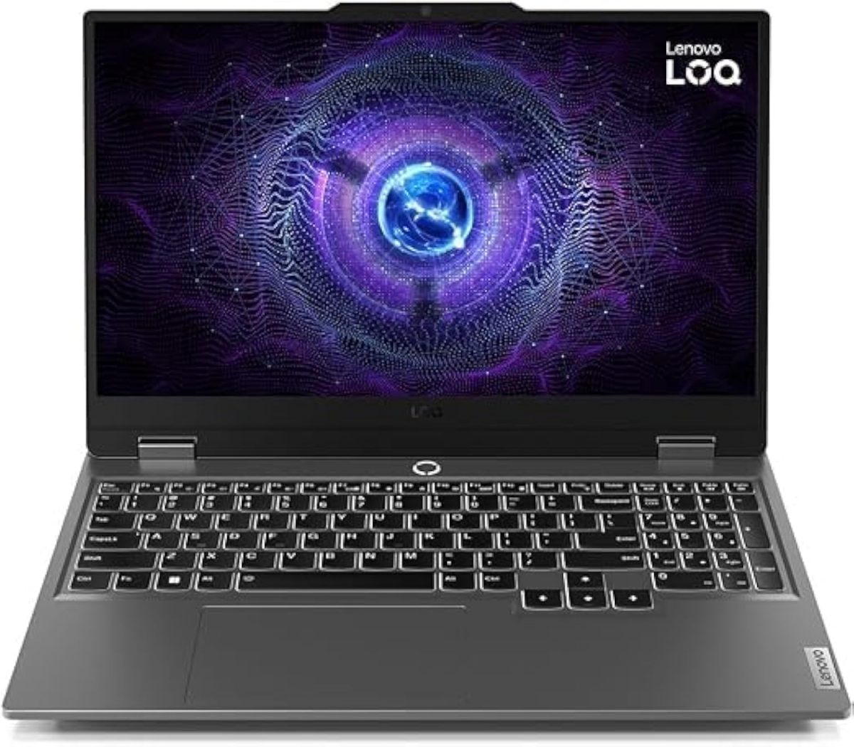 لينوفو لابتوب العاب ال او كيو 15IAX9 مع شريحة LA1 بالذكاء الاصطناعي انتل كور i5-12450HX 12GB DDR5 RAM 512GB SSD انفيديا RTX 2050 4GB، شاشة 15.6 انش FHD IPS 100% sRGB 144Hz، ويندوز 11 برو، كيبورد