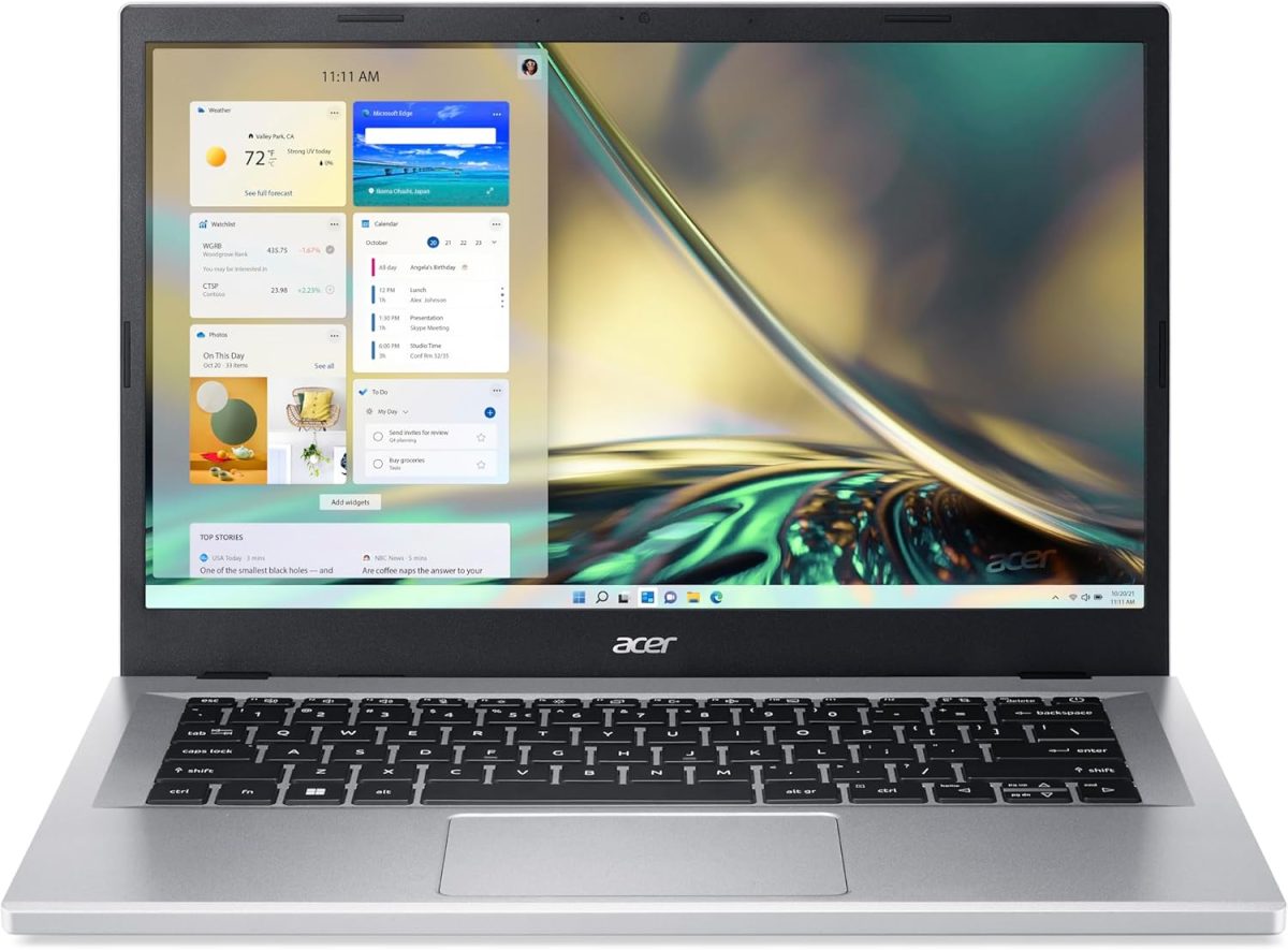 ايسر لابتوب اسباير لايت ان بي الجيل 13 انتل كور i3-N300 ثماني النواة حتى 3.8GHz/8GB DDR5 RAM/512GB SSD/بطاقة رسومات انتل UHD/14 انش WUXGA/ويندوز 11 هوم/فضي