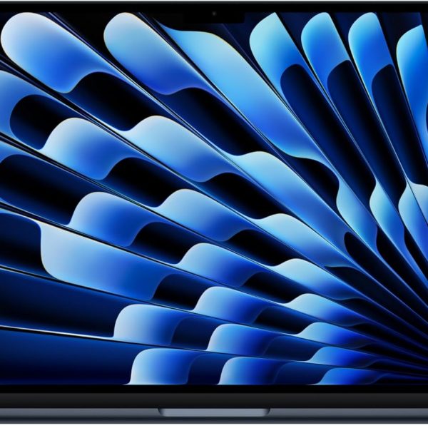 MacBook Air موديل 2025 من Apple (مقاس 15 إنش، شريحة Apple M4 بوحدة معالجة مركزية مع 10 نوى ووحدة معالجة رسومات غرافيك مع 10 نوى، ذاكرة موحدة 16GB‏، 256GB) - سماء الليل؛ العربية/الإنجليزية