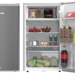 نيكاي ثلاجة صغيرة بباب واحد بسعة اجمالية 130 لتر (سعة صافية 90 لتر)، تأتي مع ضمان لمدة عام واحد وضمان ضاغط لمدة 3 سنوات، NRF130SS1 - فضي