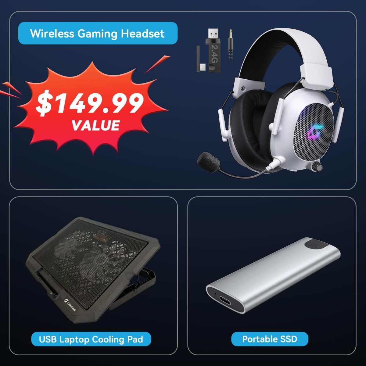 ⁦اسس لابتوب العاب تي يو اف 2024 A15 بشاشة FHD 15.6 انش 144Hz رايزن 7 7435HS ثماني النواة (افضل من i7-13620H) وبطاقة رسومات انفيديا RTX 3050 وRAM 32GB وSSD 2TB وSSD محمول 256GB وكيبورد RGB وRJ45 وكيبورد⁩ - الصورة ⁦2⁩
