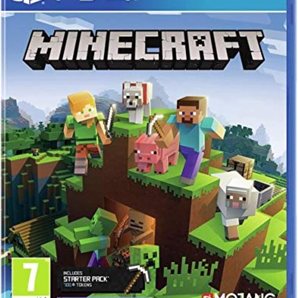 لعبة الفيديو ماينكرافت لجهاز Playstation 4.