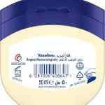 VASELINE Moisturizing Petroleum Jelly, for dry skin, Original, to heal skin damage, 50ml (Pack of 2)