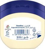 VASELINE Moisturizing Petroleum Jelly, for dry skin, Original, to heal skin damage, 50ml (Pack of 2)