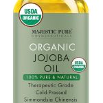 ماجيستيك بيور زيت الجوجوبا العضوي - كبير 236 مل | نقي وطبيعي 100% ومعصور على البارد | مرطب للعناية بالبشرة والتدليك والعناية بالشعر وتخفيف الزيوت العطرية