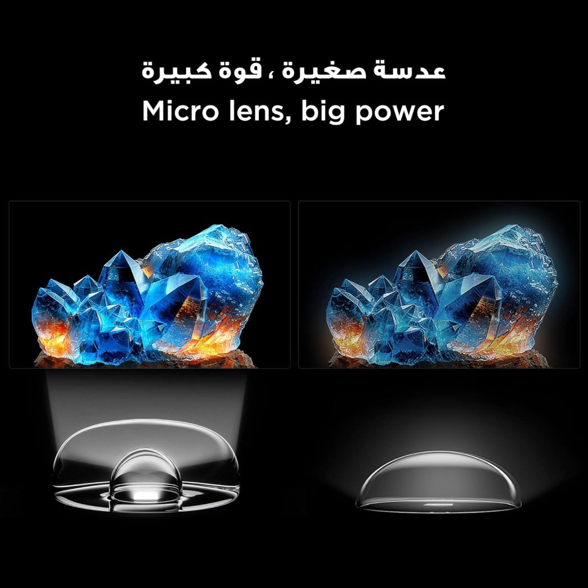 ⁦TCL تلفزيون ذكي 65 بوصة 4K QD-Mini LED ملون كوانتوم كريستال HDR 10+ للالعاب جوجل، معدل تحديث اصلي 144Hz، اونكيو 2.1 هاي فاي، دولبي اتموس، وضع الذكاء الاصطناعي، جيم ماستر-65Q6C (موديل 2025)⁩ - الصورة ⁦8⁩