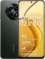 ريلمي 12×5G | ثنائي شرائح الاتصال | ذاكرة RAM 8GB | روم 256GB | شاشة 6.66 انش 120Hz | كاميرا 50MP AI | ديمنستي 6100+ | بطارية 5000mAh | شحن سريع 15 واط | اندرويد 14 | ضمان 12 شهر (اسود متوهج)