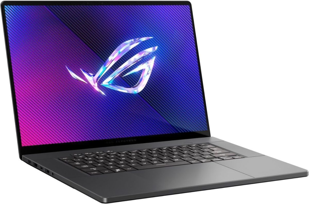 ⁦لابتوب العاب اسس روج زيفيروس G16 GU605MI 2024، انتل الترا 9 185H، 16GB 1TB SSD، RTX 4070 8GB، ويندوز 11، OLED 16 انش 2.5K (2560×1600) 240Hz، كيبورد RGB، رمادي اكليبس⁩ - الصورة ⁦6⁩