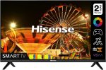 هايسينس تلفزيون ذكي 32 بوصة FHD مع نتفليكس ويوتيوب وبرايم فيديو دوليبي وصوت دوليبي وتصميم بدون حواف موديل 32A4HAE (2022-23)