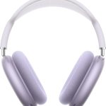 سماعات ايربودز ماكس لاسلكية للرأس من ابل، إلغاء الضجيج النشط بمستوى احترافي، نمط شفافية الصوت، ميزة الصوت المكاني المخصص، الشحن عبر USB-C، سماعات رأس بتكنولوجيا بلوتوث لجهاز ايفون - ليلكي