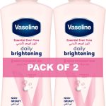 لوشن للجسم لتوحيد لون البشرة من فازلين، سعة 400 مل (عبوة من قطعتين)