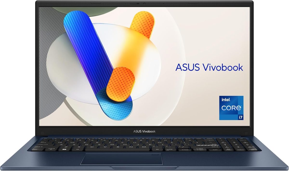 اسس لابتوب فيفو بوك 15 X1504VA-NJ121W الجيل 13 انتل كور i7-1355U وذاكرة RAM 16GB وSSD 512GB ومشترك وشاشة FHD 15.6 انش (1920x1080)/ويندوز 11 هوم/انجليزي، كيبورد عربي، ازرق هادئ