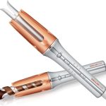 شيجلام مكواة تجعيد اوتوماتيكية 1 انش مع 3 درجات حرارة تسخين سريع، دوران ثنائي الاتجاه، ايقاف تلقائي، مضادة للحروق، دوران مضاد للتشابك لتصفيف الشعر