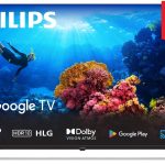 فيليبس تلفزيون جوجل الذكي 65 بوصة 4K سلسلة 7100 65PUT7129/56، دولبي فيجن + HDR 10، مساعد صوت جوجل، يوتيوب، نتفليكس، شاهد، موديل 2024، ضمان لمدة عام