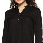 بلوزة سادة بقصة عادية للنساء من ستايلفيل.ان