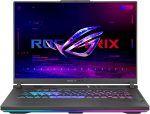 اسس لابتوب روج ستريكس G16 للالعاب بشاشة FHD IPS 16 انش 165Hz ومعالج انتل كور i7-13650HX، ذاكرة RAM DDR5 16GB، SSD 1TB، انفيديا جيفورس RTX 4060، واي فاي 6E، كيبورد انجليزي، ويندوز 11 هوم
