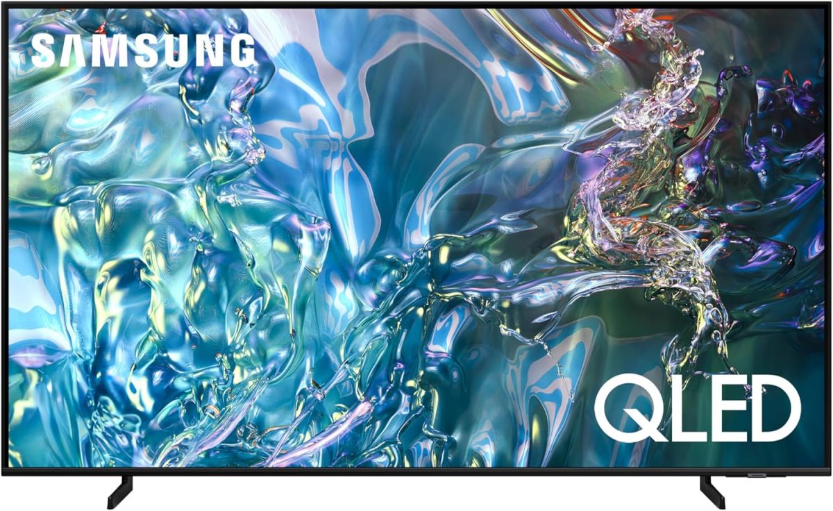 سامسونج تلفزيون QLED 65 بوصة، Q60D، 4K، حجم لون 100% مع كوانتوم دوت، ترقية 4K، تلفزيون سامسونج بلس، تصميم اير سليم، تلفزيون تايزن الذكي، QA65Q60DAUXZN (2024 - نسخة الامارات العربية المتحدة)