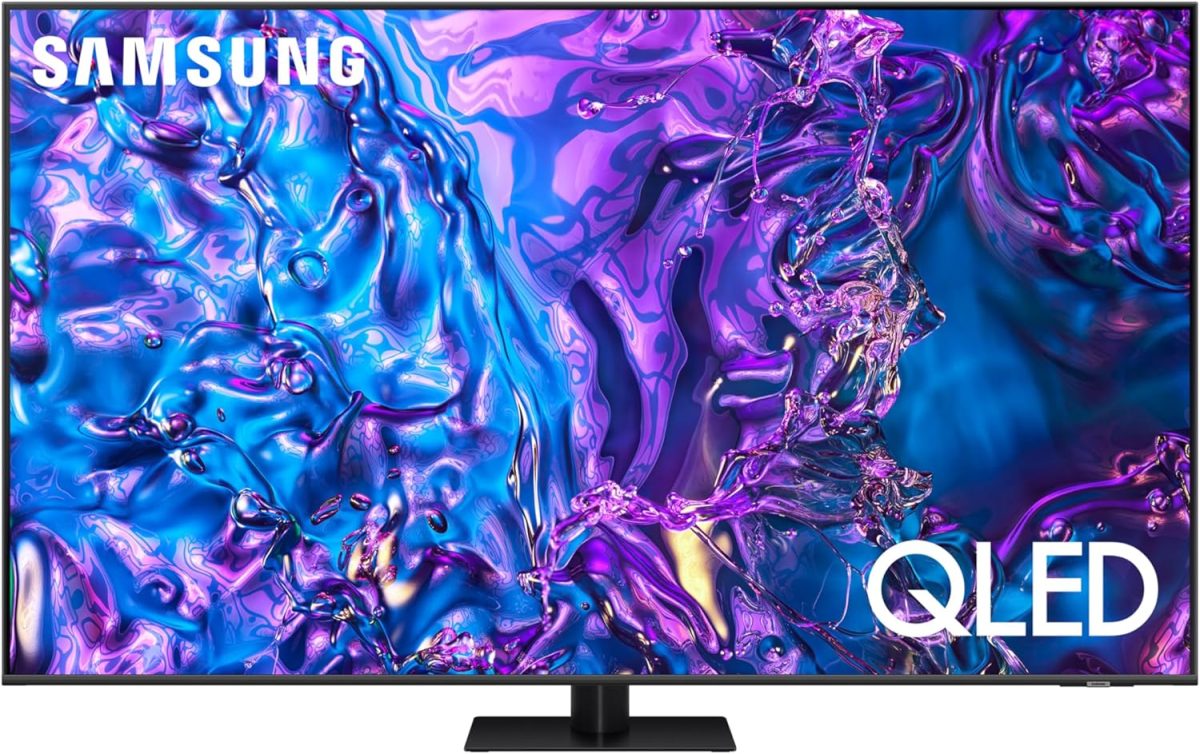 سامسونج تلفزيون QLED 65 بوصة، Q70D، 4K، حجم لون 100% مع كوانتوم دوت، ترقية 4K بالذكاء الاصطناعي، سامسونج TV بلس، موشن اكسليراتور 120Hz، تلفزيون تايزن الذكي، QA65Q70DAUXZN (2024 - نسخة الامارات العربية