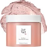 قناع ترطيب وغسل المسام ريد بين من بيوتي اوف جوسون، عبوة قابلة للغسل، مقشر لتنظيف المسام، للعناية بالبشرة الكورية للرجال والنساء، 140 مل