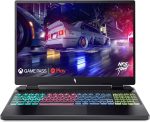 ايسر لابتوب العاب نيترو في ANV16 الجيل الثامن AMD رايزن 7-8845HS ثماني النواة حتى 5.10GHz/16GB DDR5 5600MHz/512GB SSD/6GB انفيديا RTX 3050 جرافيكس/16 انش WUXGA IPS 165Hz/ويندوز 11/واي فاي-6E/FP/اسود