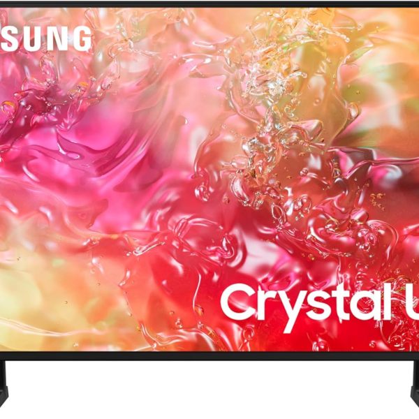 سامسونج تلفزيون كريستال UHD مقاس 55 بوصة، DU7000، دقة 4K، بيور كولور، ترقية 4K، تلفزيون سامسونج بلس، كيو سيمفوني، تلفزيون تايزن الذكي، UA55DU7000UXZN (2024 - نسخة الامارات العربية المتحدة)