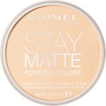 بودرة مضغوطة ستاي مات من ريميل لندن، 01 شفاف، 14 غرام